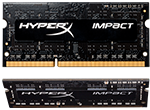 SO-DIMM 8GB KIT 2x4GB DDR3 PC 1600 Kingston HyperX Impact Black HX316LS9IBK2/8